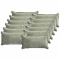 vidaXL Κάλυμμα Μαξιλαριού 12 τμχ. HOUTEN Πράσινο 40 x 80 cm