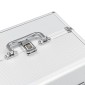 vidaXL Βαλίτσα Μακιγιάζ Ασημί 22 x 30 x 21 εκ. Αλουμινίου