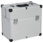 vidaXL Εργαλειοθήκη Ασημί 38 x 22,5 x 34 εκ. Αλουμινίου