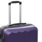 vidaXL Σετ Βαλιτσών Τρόλεϊ με Σκληρό Περίβλημα 3 τεμ. Μοβ από ABS