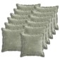 vidaXL Κάλυμμα Μαξιλαριού 12 τμχ. HOUTEN Πράσινο 50 x 50 cm