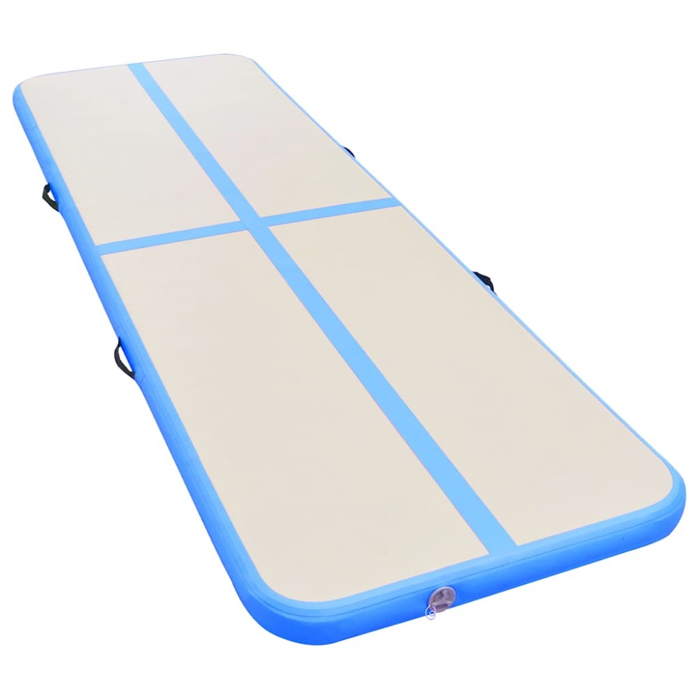 vidaXL Στρώμα Ενόργανης Φουσκωτό Μπλε 700 x 100 x 10 εκ. PVC με Τρόμπα