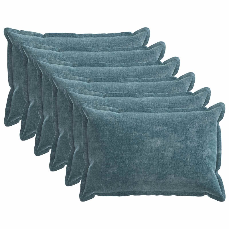 vidaXL Κάλυμμα Μαξιλαριού 6 τμχ. HOUTEN Μπλε 50 x 70 cm