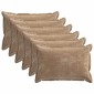 vidaXL Κάλυμμα Μαξιλαριού 6 τμχ. HOUTEN Καφέ 50 x 70 cm