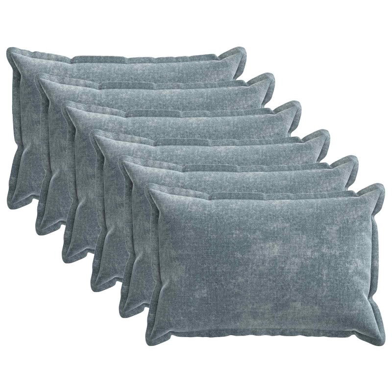 vidaXL Κάλυμμα Μαξιλαριού 6 τμχ. HOUTEN Γαλάζιο 50 x 80 cm