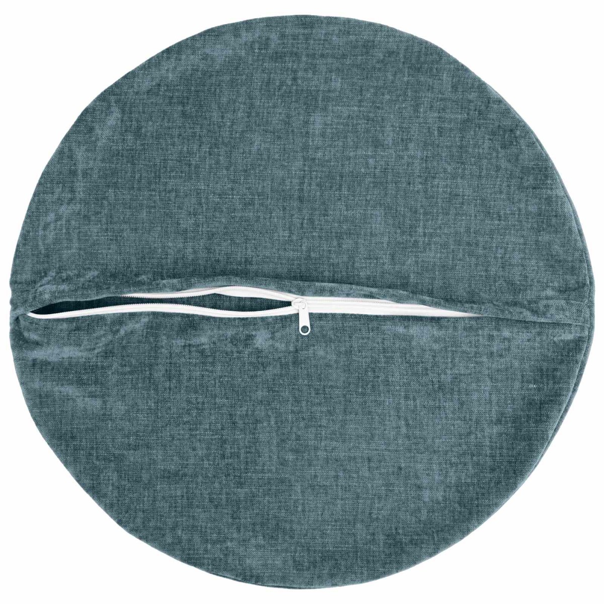 vidaXL Κάλυμμα Μαξιλαριού 6 τμχ. HEERLEN Μπλε Ø 30 cm Ύφασμα Chenille