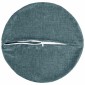 vidaXL Κάλυμμα Μαξιλαριού 6 τμχ. HEERLEN Μπλε Ø 30 cm Ύφασμα Chenille