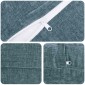vidaXL Κάλυμμα Μαξιλαριού 6 τμχ. HEERLEN Μπλε Ø 30 cm Ύφασμα Chenille