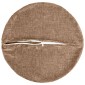vidaXL Κάλυμμα Μαξιλαριού 6 τμχ. HEERLEN Καφέ Ø 30 cm Ύφασμα Chenille