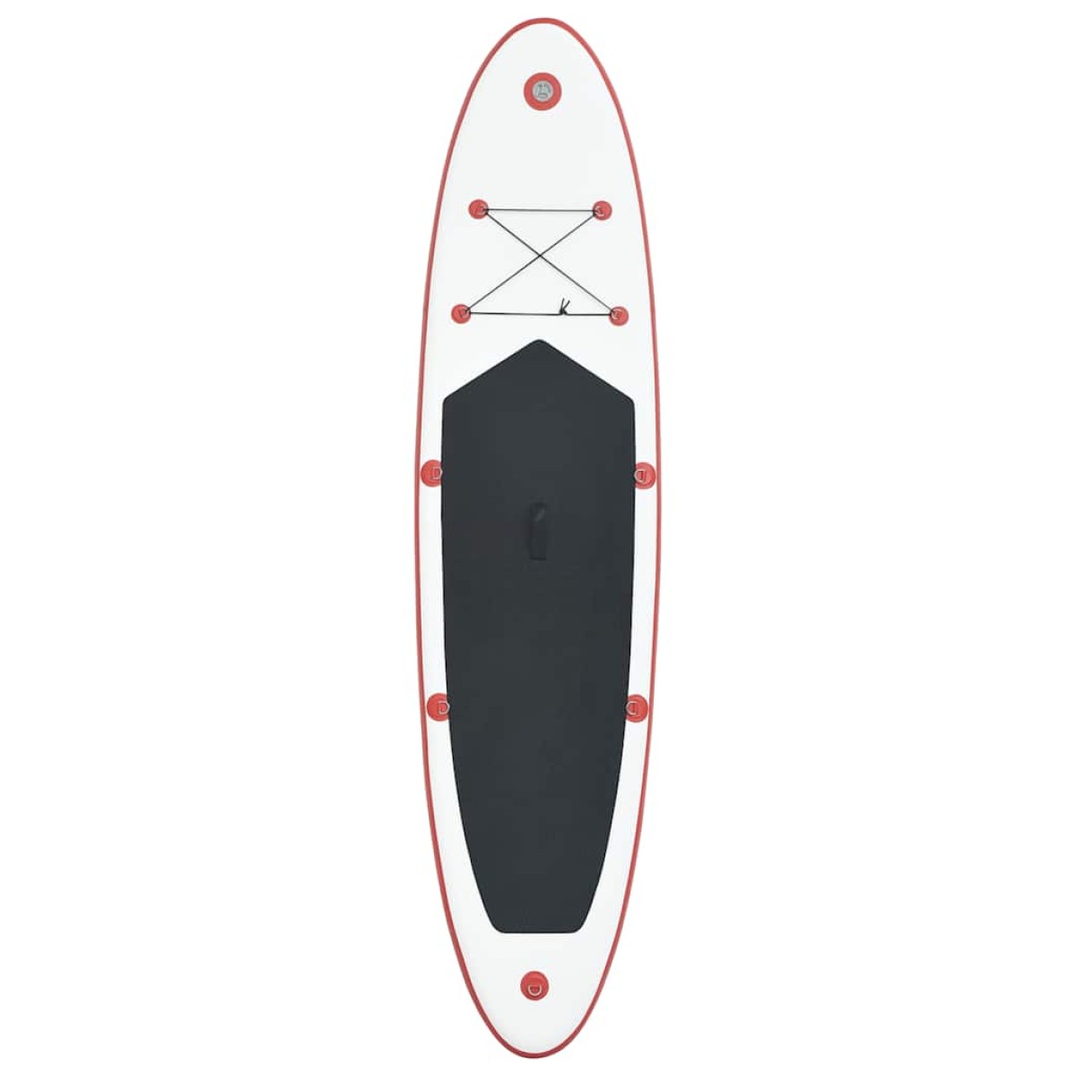 vidaXL Σετ Σανίδας Stand Up Paddle / Surf Φουσκωτό Κόκκινο και Λευκό