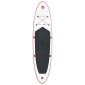 vidaXL Σετ Σανίδας Stand Up Paddle / Surf Φουσκωτό Κόκκινο και Λευκό