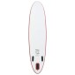 vidaXL Σετ Σανίδας Stand Up Paddle / Surf Φουσκωτό Κόκκινο και Λευκό