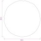 vidaXL Κάλυμμα Μαξιλαριού 2 τμχ. HEERLEN Ανοιχτό γκρι Ø 60 cm