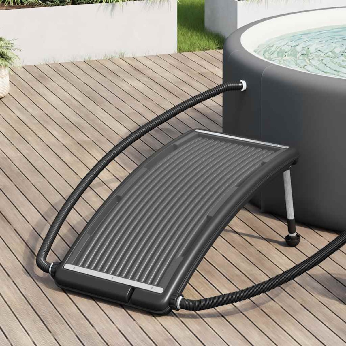 vidaXL Πάνελ Θέρμανσης Πισίνας Κυρτό Ηλιακό 110 x 65 εκ.