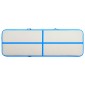 vidaXL Στρώμα Ενόργανης Φουσκωτό Μπλε 300 x 100 x 15 εκ. PVC με Τρόμπα