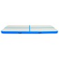 vidaXL Στρώμα Ενόργανης Φουσκωτό Μπλε 400 x 100 x 20 εκ. PVC με Τρόμπα