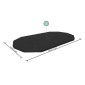 Bestway Κάλυμμα Πισίνας Flowclear 418 x 230 εκ.