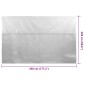 vidaXL Κάλυμμα Πισίνας Ηλιακό Γκρι 450x220 εκ. από Πολυαιθυλένιο