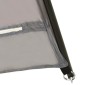 vidaXL Σκίαστρο Πισίνας Γκρι 500 x 433 x 250 εκ. Υφασμάτινο