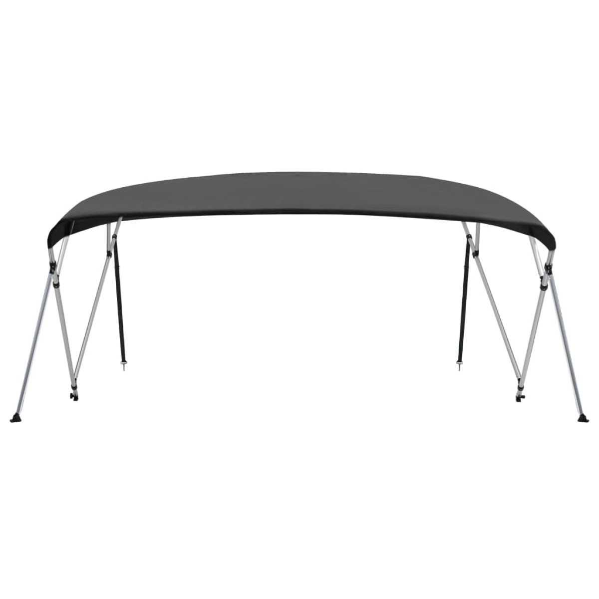 vidaXL Τέντα Σκάφους με 4 Αψίδες Ανθρακί 243x(230-244)x137  εκ.