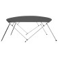 vidaXL Τέντα Σκάφους με 4 Αψίδες Ανθρακί 243x(230-244)x137  εκ.