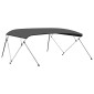vidaXL Τέντα Σκάφους με 4 Αψίδες Ανθρακί 243x(230-244)x137  εκ.
