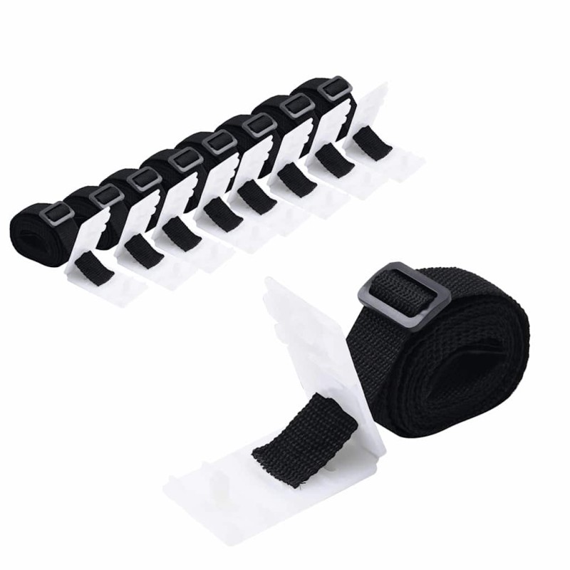 vidaXL Εξαρτήματα Universal για Roller Καλύμματος Πισίνας 8 τεμ. 1,8 μ