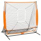 vidaXL Δίχτυ Εξάσκησης Μπέιζμπολ Μαύρο 174 x 76 x 158,5 εκ.