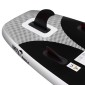 vidaXL Σανίδα SUP Φουσκωτή Σετ Μαύρη 300 x 76 x 10 εκ.