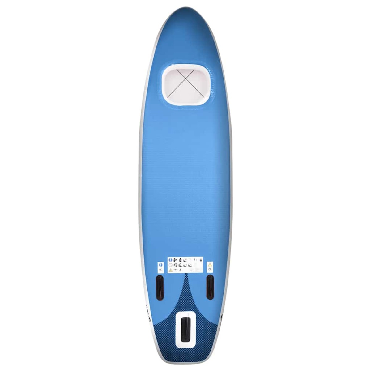 vidaXL Σανίδα SUP Φουσκωτή Σετ Θαλασσί 330 x 76 x 10 εκ.