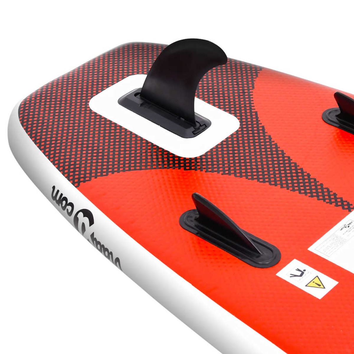 vidaXL Σανίδα SUP Φουσκωτή Σετ Κόκκινη 360 x 81 x 10 εκ.