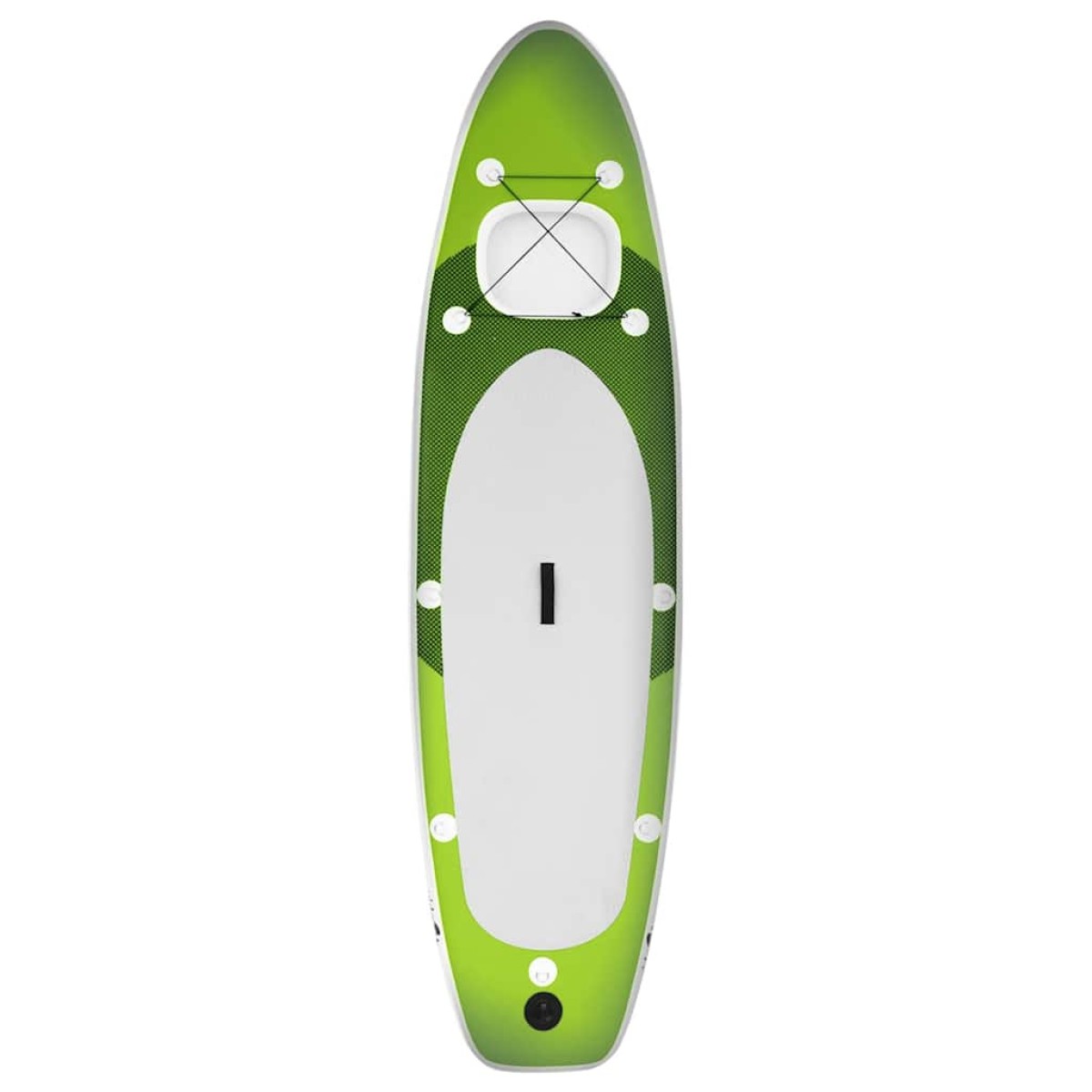 vidaXL Σανίδα SUP Φουσκωτή Σετ Πράσινη 360 x 81 x 10 εκ.