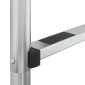 vidaXL Σκάλα Πισίνας 54 x 38 x 184,5 εκ. από Ανοξείδωτο Ατσάλι 304