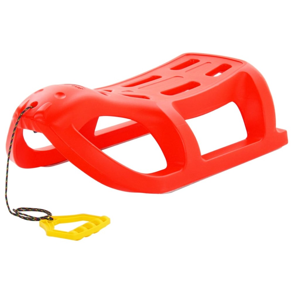 vidaXL Έλκηθρο Κόκκινο 80 x 39,5 x 25,5 εκ. από Πολυπροπυλένιο