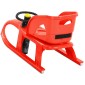 vidaXL Έλκηθρο με Κάθισμα και Κόκκινο Τροχό 102,5x40x23 εκ. Πολυπροπ.