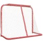 vidaXL Τέρμα Χόκεϊ Κόκκινο και Λευκό 183 x 71 x 122 εκ. από Πολυεστέρα