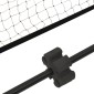 vidaXL Δίχτυ Τένις Μαύρο & Κόκκινο 400x100x87 εκ. από Πολυεστέρα