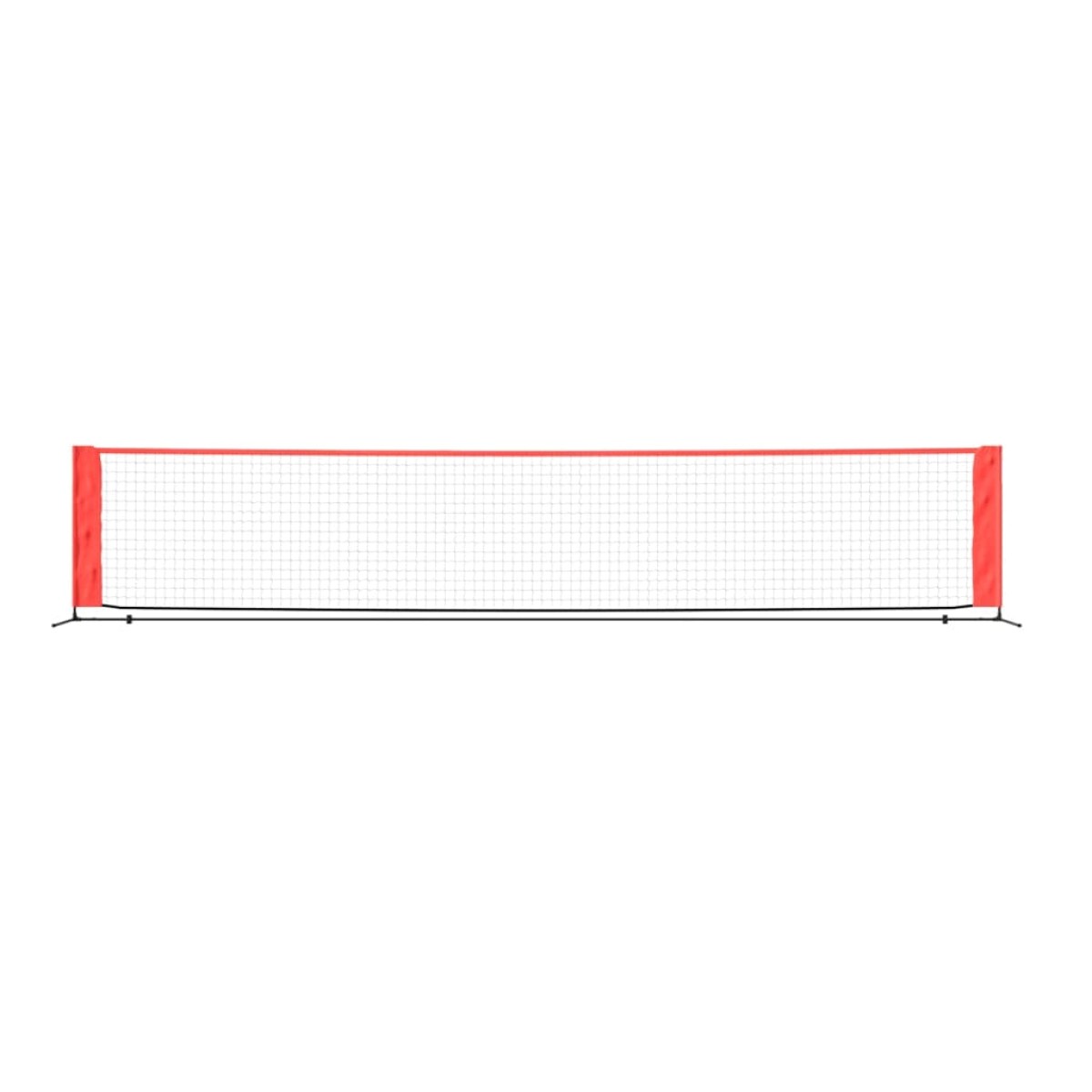 vidaXL Δίχτυ Τένις Μαύρο & Κόκκινο 500 x 100 x 87 εκ. από Πολυεστέρα