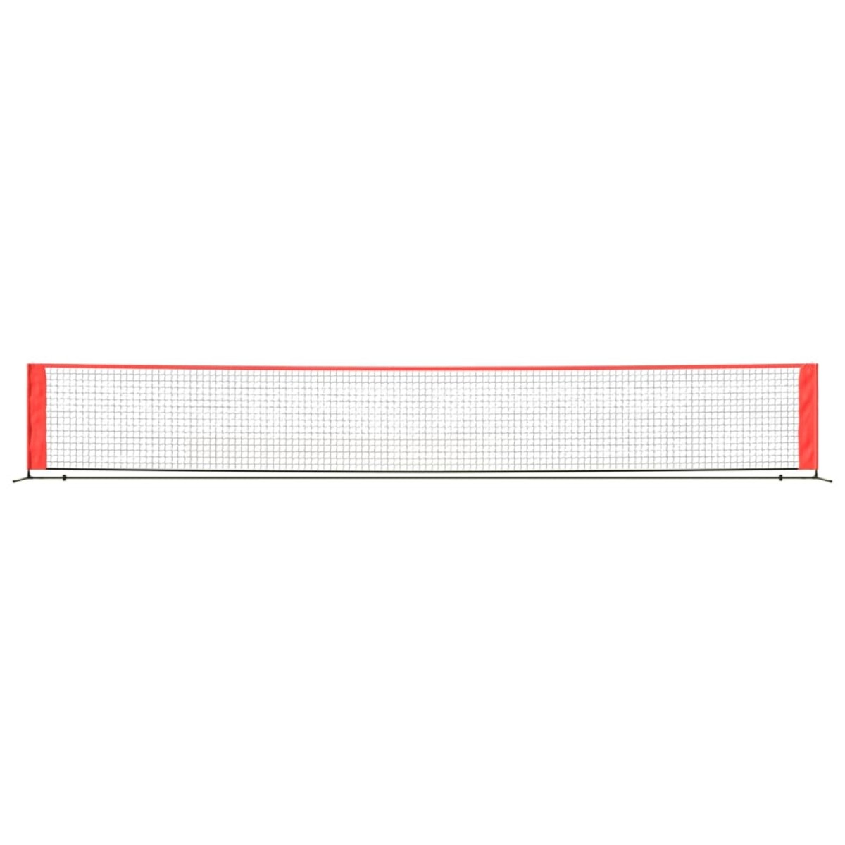 vidaXL Δίχτυ Τένις Μαύρο & Κόκκινο 600x100x87 εκ. από Πολυεστέρα