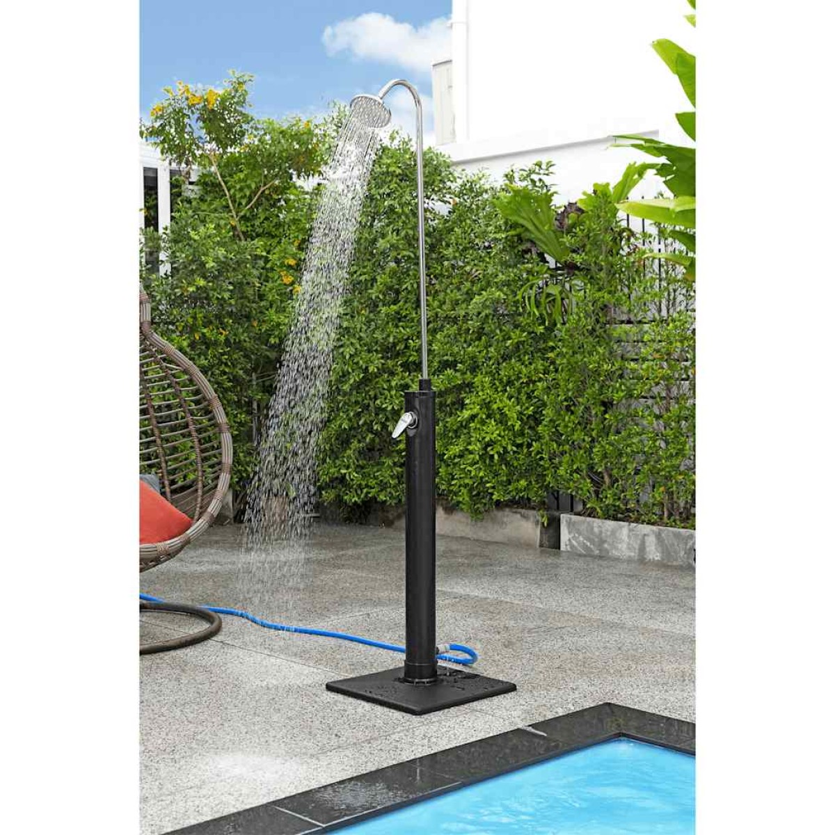 Bestway Ντουζιέρα Solar Flow Εξωτερικού Χώρου Μαύρη 8 Λίτρων