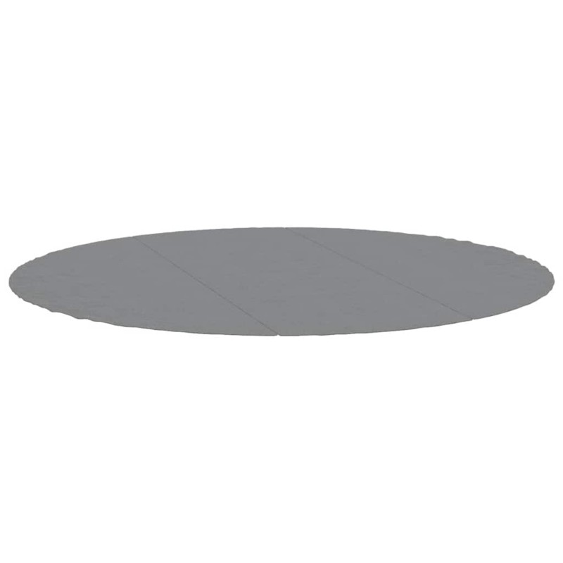 vidaXL Υπόστρωμα Πισίνας Ανοιχτό Γκρι Ø396 εκ. Πολυεστερικό Γεωύφασμα