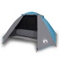 vidaXL Σκηνή Κάμπινγκ 2 Ατόμων Μπλε 224x248x118 εκ. από Ταφτά 185T