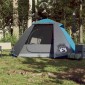 vidaXL Σκηνή Κάμπινγκ 2 Ατόμων Μπλε 224x248x118 εκ. από Ταφτά 185T