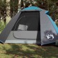 vidaXL Σκηνή Κάμπινγκ 2 Ατόμων Μπλε 224x248x118 εκ. από Ταφτά 185T