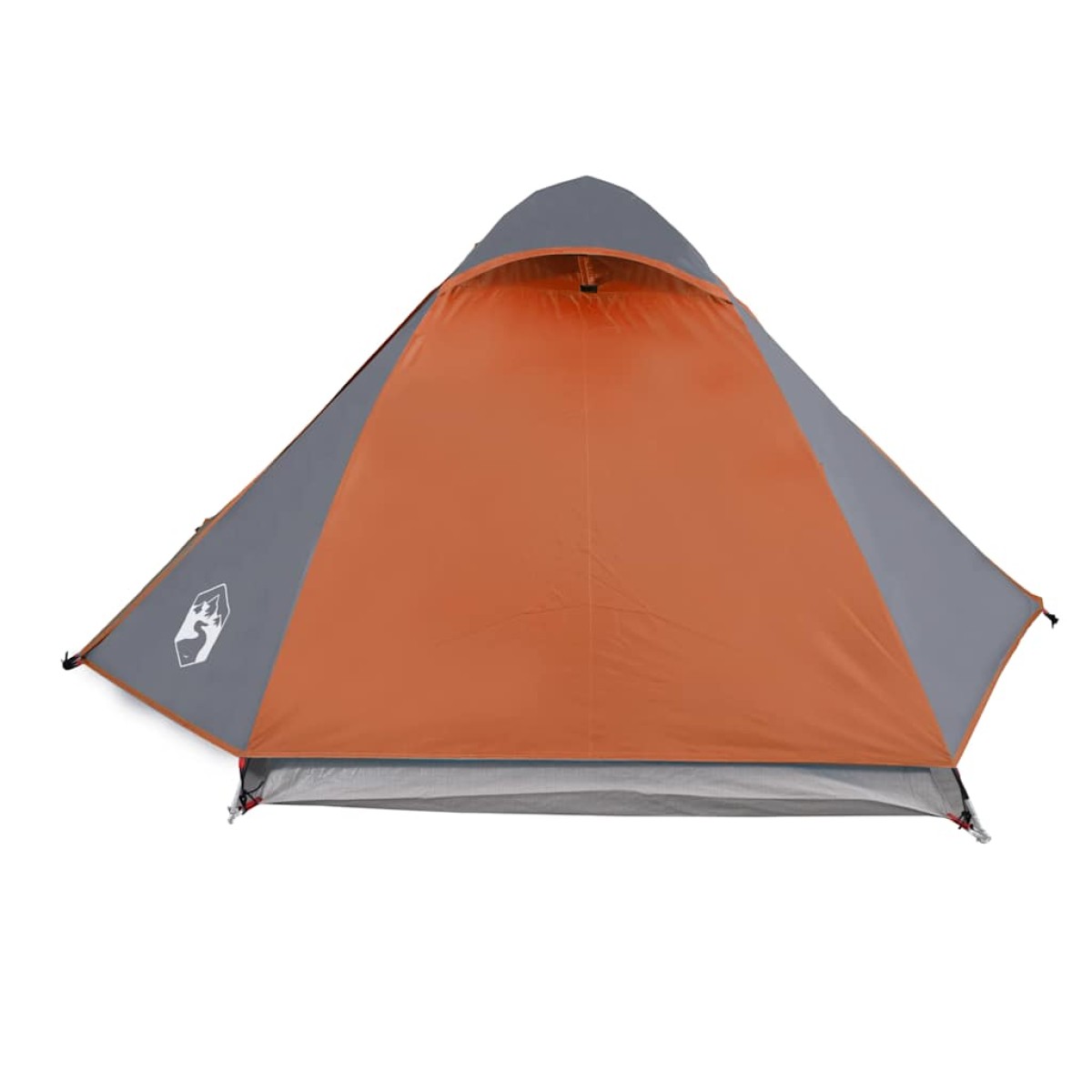 vidaXL Σκηνή Κάμπινγκ 2 Ατ. Γκρι/Πορτοκαλί 224x248x118 εκ. Ταφτάς 185T