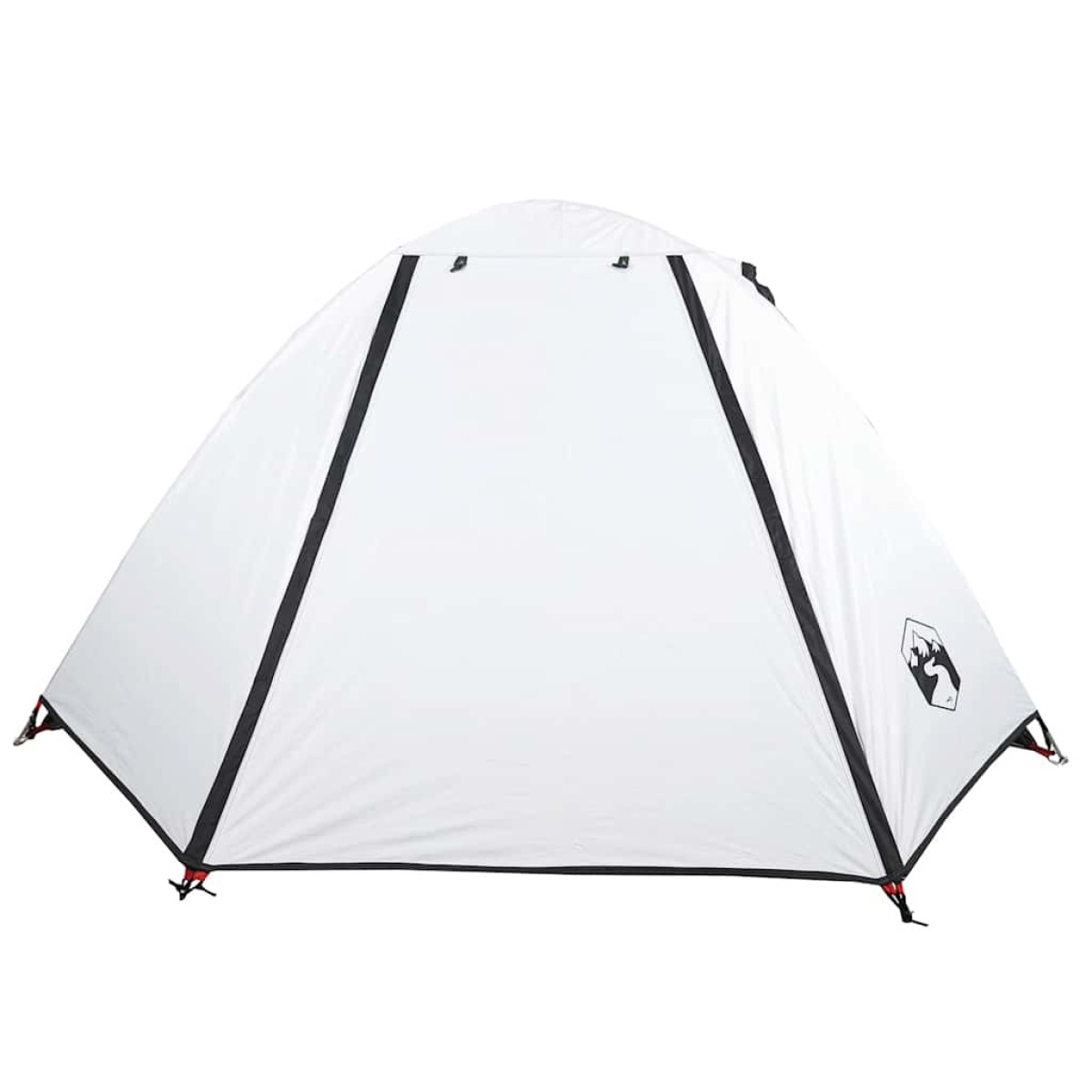 vidaXL Σκηνή Κάμπινγκ 2 Ατόμων Λευκή 224x248x118 εκ. από Ταφτά 185T