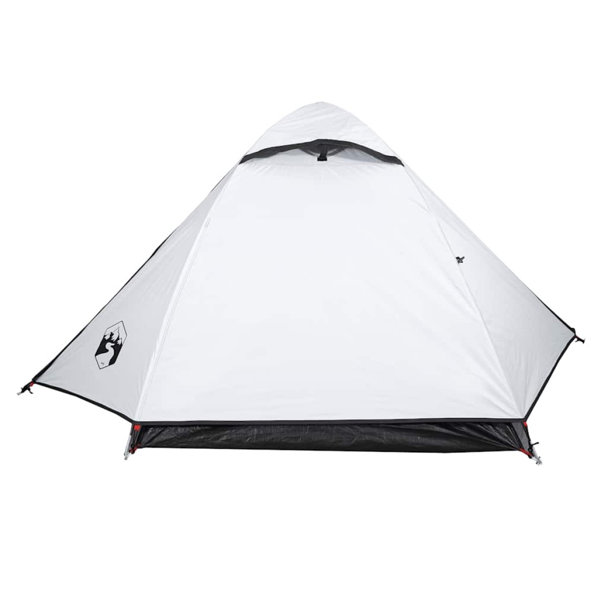 vidaXL Σκηνή Κάμπινγκ 2 Ατόμων Λευκή 224x248x118 εκ. από Ταφτά 185T