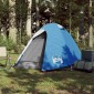 vidaXL Σκηνή Κάμπινγκ 2 Ατόμων Μπλε 254x135x112 εκ. από Ταφτά 185T