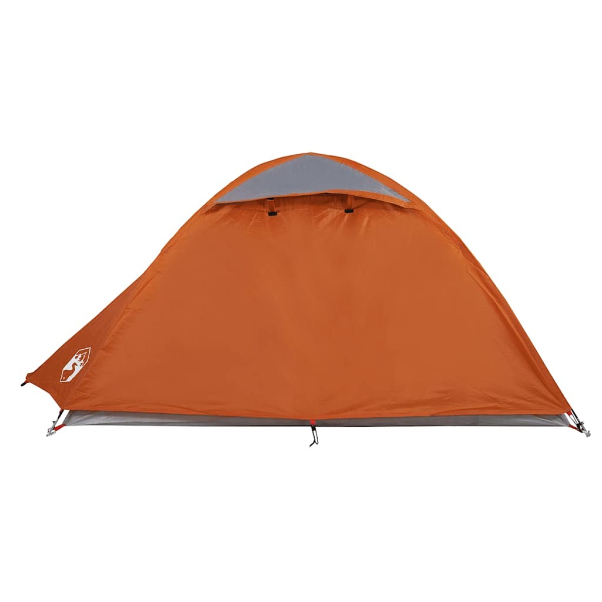 vidaXL Σκηνή Κάμπινγκ 2 Ατ. Γκρι/Πορτοκαλί 254x135x112 εκ. Ταφτάς 185T