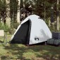 vidaXL Σκηνή Κάμπινγκ 2 Ατόμων Λευκή 254x135x112 εκ. από Ταφτά 185T